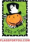Pumpkin Hat Garden Flag