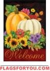Autumn Abundance House Flag