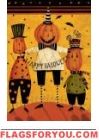 Pumpkin Heads House Flag