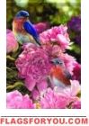 Bluebird Bliss Garden Flag