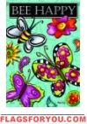 Bee Happy Garden Flag
