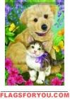 Best Friends Garden Flag