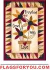 Quilted Love Garden Flag