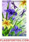 Beautiful Irises Garden Flag