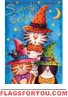 Scaredy Cats Garden Flag