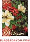 Holiday Flowers Garden Flag