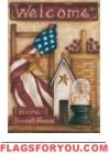 Sweet Home Americana House Flag
