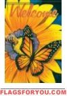 Monarch & Sunflower House Flag