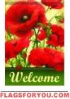 Summer Poppies House Flag