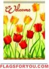 Tulip Garden House Flag