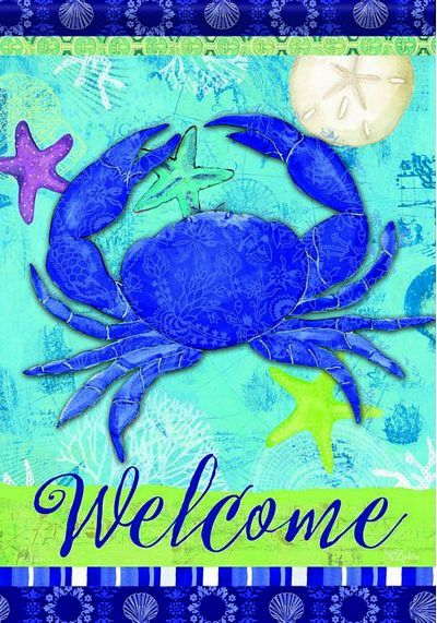 Blue Crab House Flag