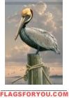 Pelican Garden Flag