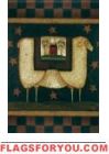 Wool Blanket Garden Flag