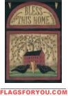 Bless Home House Flag