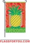 1 left - Hawaiian Pineapple Garden Flag
