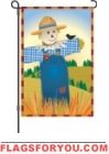 Sam The Scarecrow Garden Flag