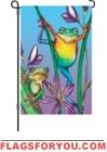 2 left - Rainforest Tree Frog Garden Flag