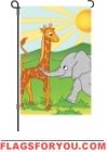 Zoo Pals Garden Flag