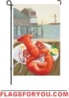 Lobster Catch Garden Flag