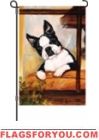 Boston Terrier Garden Flag