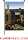 2 left - Welcome Winery Garden Flag