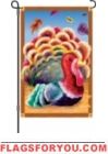 Tim The Turkey Garden Flag