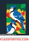 Blue Jay Garden Flag