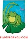 Frog Appliqu� House Flag