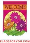 Gerber Daisy Appliqu� House Flag
