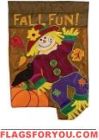 Fall Fun Appliqu� Garden Flag