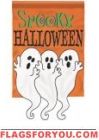 Three Ghosts Appliqu� House Flag