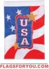 USA Applique House Flag