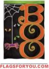 Boo Appliqu� Garden Flag