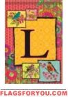Ladybird Flag L - Monogram Garden Flag