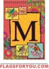 Ladybird Flag M - Monogram Garden Flag