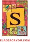 Ladybird Flag S - Monogram Garden Flag