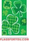 2 left - Lucky Clovers House Flag
