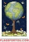 Earth Tree House Flag