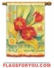 Super Tulips Garden Flag