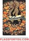 20 Fall Wreath Gourds House Flags