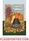 Folk Harvest House Flag