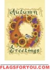 Autumn Greetings Garden Flag