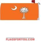 Orange Palmet Mailbox Cover