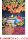 20 Fall Birdbath Garden Flags