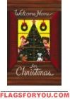 Merry Christmas House Flag