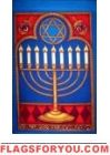 1 left - Hanukkah Garden Flags