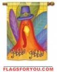 Gobble Gobble Garden Flag