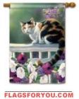 Calico Kitty House Flag