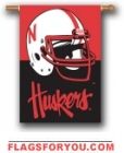 Nebraska Cornhuskers Double Sided Outdoor Hanging Banner