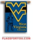 West Virginia Mountaineers Double Sided Outdoor Hanging Banner